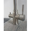 Змішувач для кухні з підключенням фільтрованої води Duo Flow Steel lux