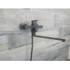 Змішувач чорний для ванни Kub 006 euro Black 