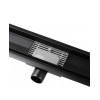 Душовий трап із сухим затвором чорний Epelli Neo Pro 2в1 60 см