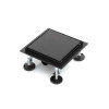 Квадратний Душовий трап 200 мм Epelli Quattro 200 BLACK mat 
