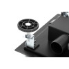 Квадратний Душовий трап 200 мм Epelli Quattro 200 BLACK mat 