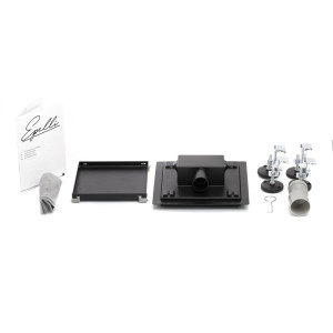 Квадратный Душевой трап 200 мм Epelli Quattro 200 BLACK mat. Photo 3