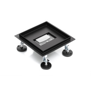 Квадратный Душевой трап 200 мм Epelli Quattro 200 BLACK mat