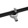 Душовий трап тонкий Epelli Slim Black 80 см