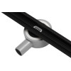 Душовий трап тонкий Epelli Slim Black 80 см