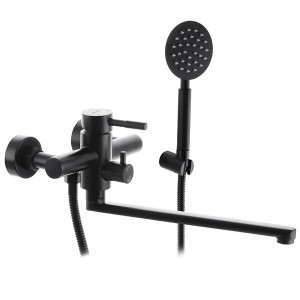 Змішувач для ванни чорний матовий Sus 006 Black mat 