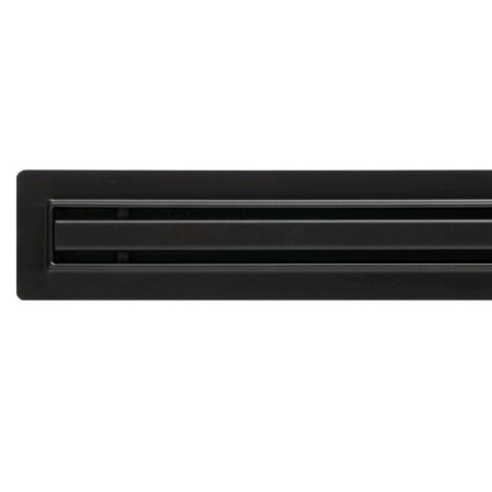Душовий трап з нержавіючої сталі Epelli Slim Black 888710 Лінійний 100 СМ Чорний колір