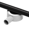 Душовий трап з нержавіючої сталі Epelli Slim Black 888710 Лінійний 100 СМ Чорний колір