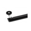 Трап у душ чорний Epelli slim black 90 см