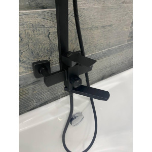 Душевая система черного цвета Epelli Tropico Eccelente Nero. Photo 3