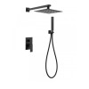 Душова система прихованого монтажу чорна Kub 003 inner Black Kub 003 inner Black