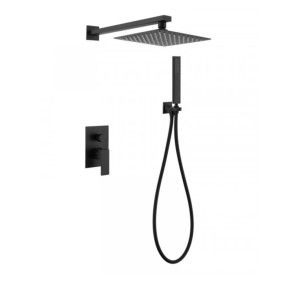 Душова система прихованого монтажу чорна Kub 003 inner Black Kub 003 inner Black