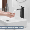 Смеситель для умывальника высокий Epelli Cascade Aldo G Nero