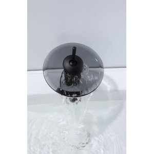 Стеклянный смеситель Epelli Wave 01 Nero. Photo 2