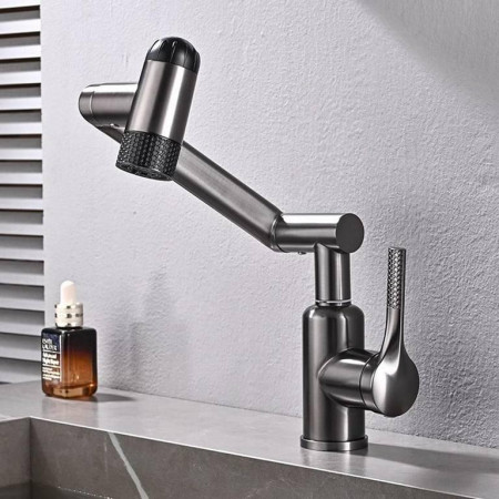 Смеситель для кухни Epelli Robotic Aqua Costa Grafit, латунь