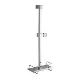 Стійка для душу Hessa 115 SQ з поличкою, латунь