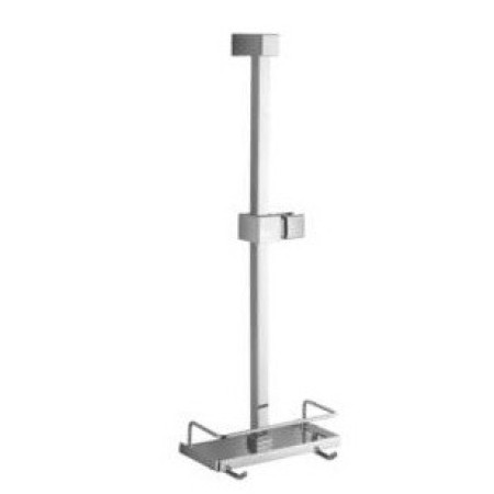 Стійка для душу Hessa 115 SQ з поличкою, латунь