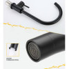 Кухонний змішувач чорний Black Mixus SUS 011
