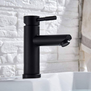 Змішувач чорний для умивальника Sus 001 a Black