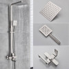 Душова система Kub 009J Steel нержавіюча сталь 