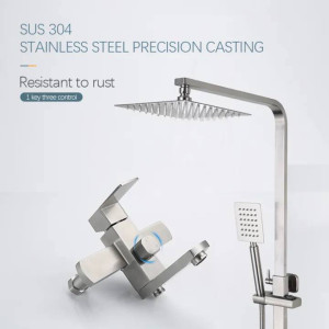 Душова система Kub 009J Steel нержавіюча сталь . Photo 2