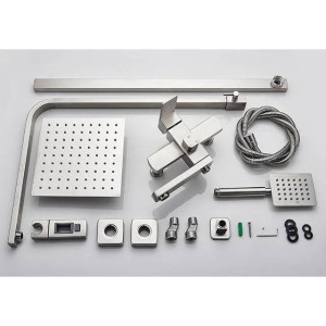 Душова система Kub 009J Steel нержавіюча сталь . Photo 3